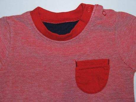 H1007 chlapecké červené triko vel. 68, george,68