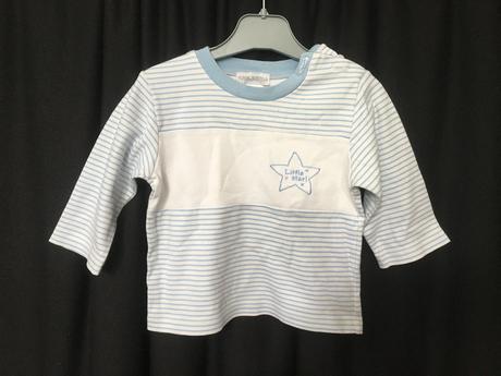 Vel. 80 bílomodré triko, 80