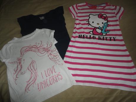 Bílé triko s potiskem f+f, vel. 7/8 let, f&f,122