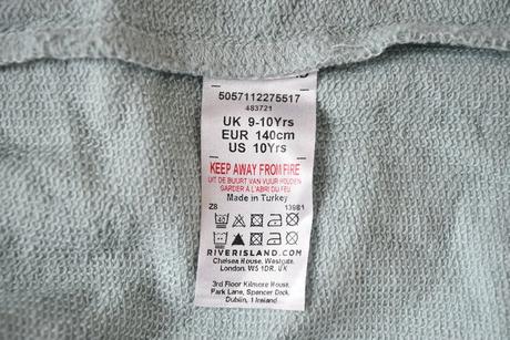 Tričko vel. 9 - 10 let, river island,140