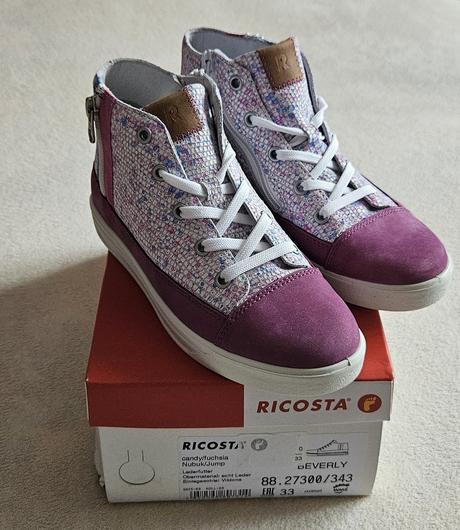 Nové dívčí kotníčkové boty, vel.33, zn.ricosta, ricosta,33