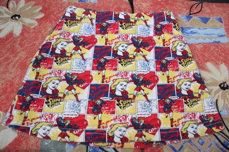 Dívčí sukně komiks super girl - super man, 86