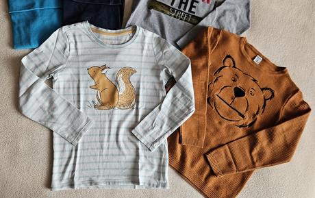 Chlapecký mix 122/128 (roláky, trička, mikinka), 122–134