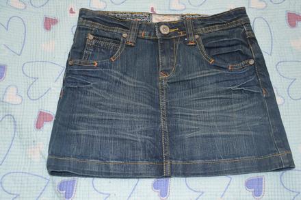 134 140 146 džínová sukně, denim,140