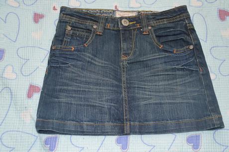 134 140 146 džínová sukně, denim,140