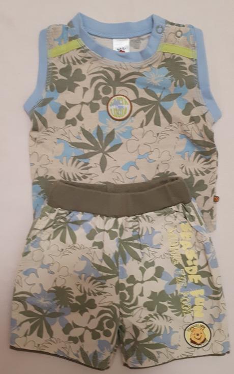Dětský letní komplet, tričko a kraťásky, vel.62/68, baby club,62