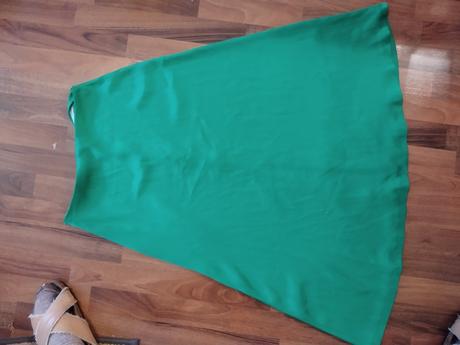 Zelená sukně s knoflíčky, zara,m