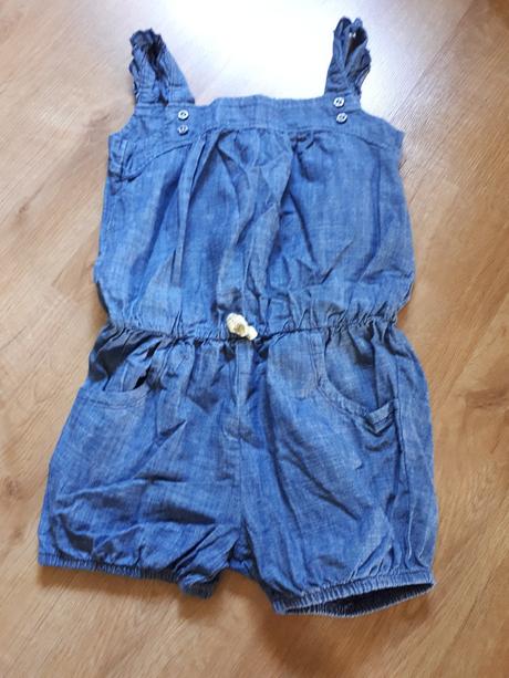 Peckovní džínový riflový balónkový overal, cherokee,122