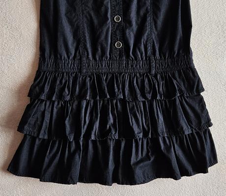 Dívčí černé šaty, šatičky, vel.152, 152