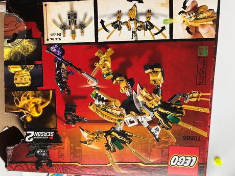 Lego ninjago 70666 zlatý drak,