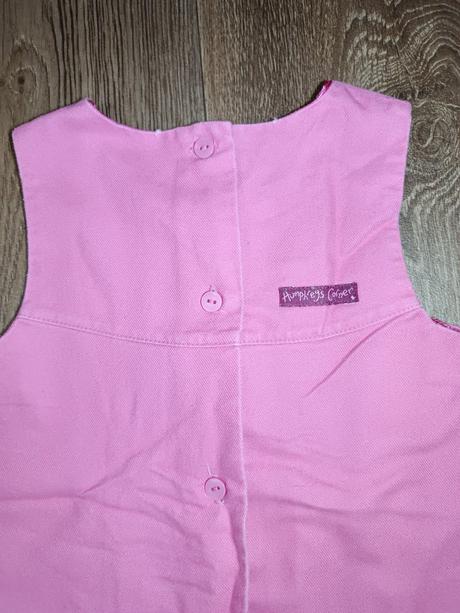 Růžové šaty se slonem, vel. 74/80, 74