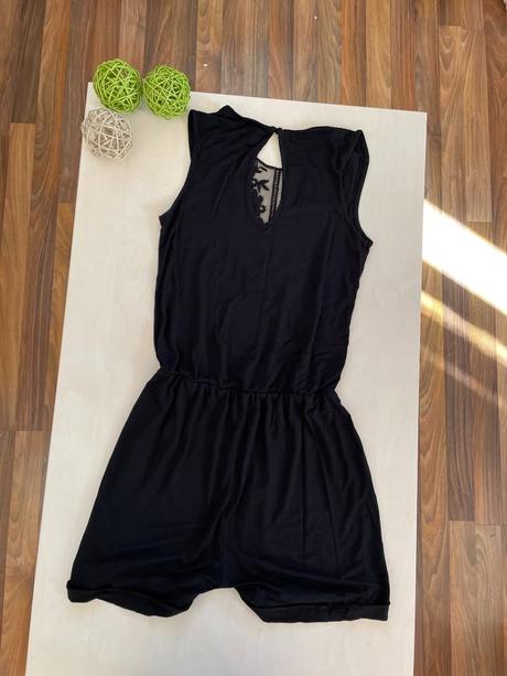 Kraťáskový overal s krajkou, vel s, janina, s