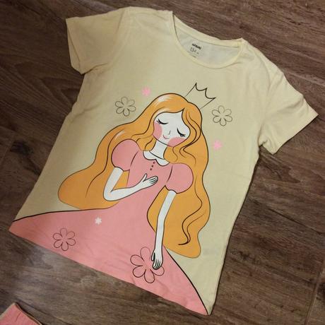 Bavlněné pyžamo s princeznou, sinsay,134