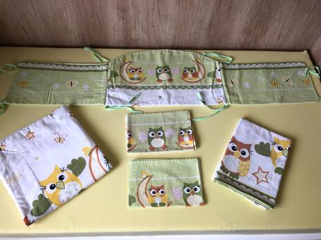 Set - povlečení do postýlky, mantinel, zavinovačka, šířka (cm): 100,délka (cm): 135