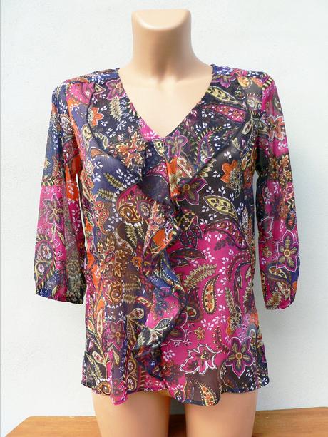 Lehká květovaná halenka blůzka street one - vel.36, street one,36