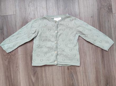 Slabý rozepínací svetřík vel. 68, ergee,68