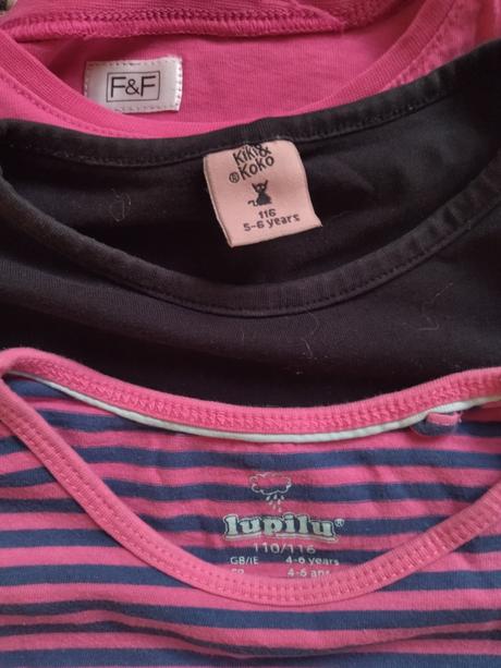 Trička 5-6let, 110