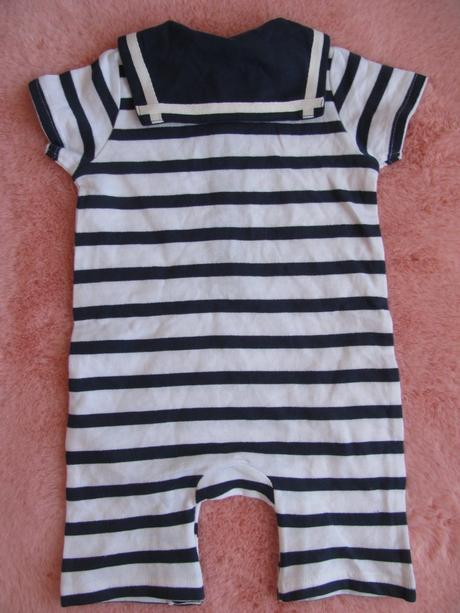 Letní námořnický overal v.3-6 měs., matalan,68