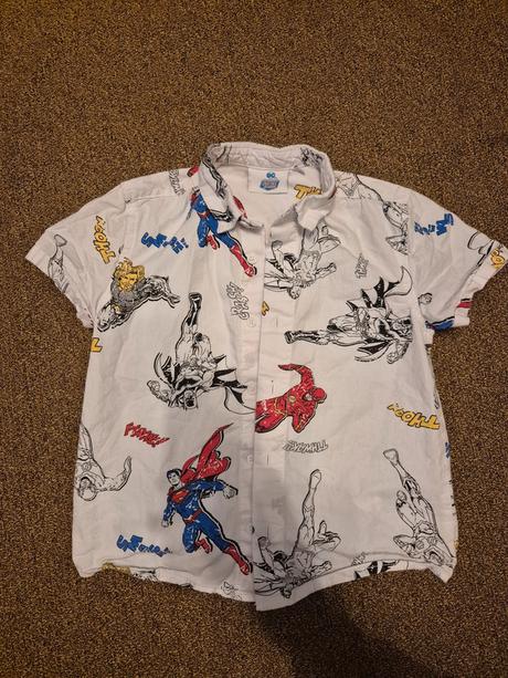 Chlapecká košile superhrdinové - vel. 104, 104