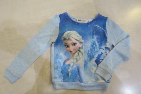 Svetřík s elsou přízový, h&m,98