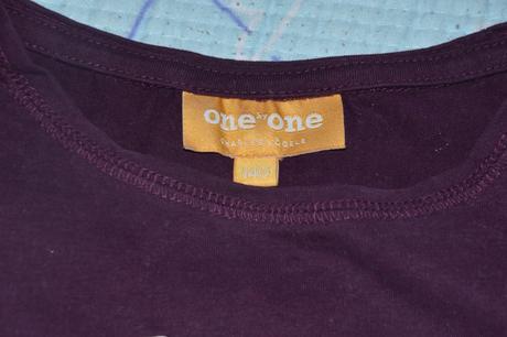 Bavlněné tričko s potiskem a kamínky, one by one,140