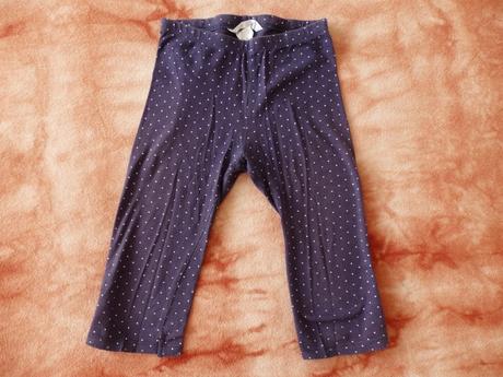 Tmavě modré tříčtvrťáky, h&m,122