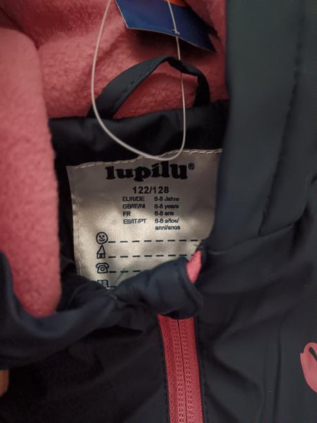 Nepromokavá zateplená bunda lupilu vel. 122/128, lupilu,122 / 128