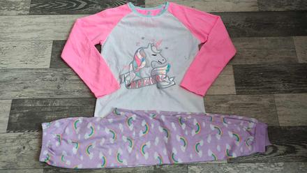 Pyžamo fleece dívčí v.140, primark,140