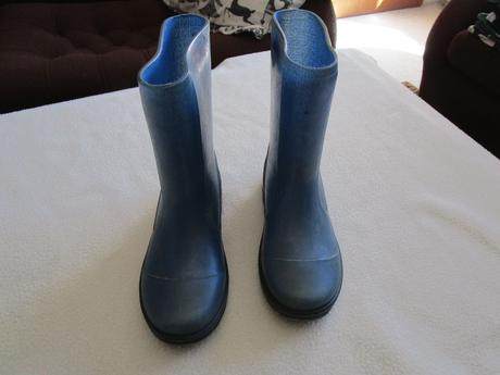 Modré gumovky, č. 27/28, vnitřní stélka cca 19 cm, 27