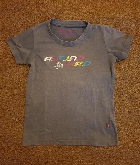 Dívčí tričko s krátkým rukávem alpine pro v. 128, alpine pro,128