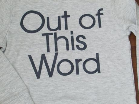 Tenká mikina s nápisem, 122