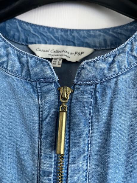 Odlehčené riflové šaty tunika, f&f,38