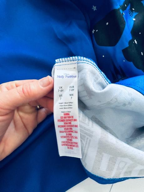 An22/ kostým mary poppins - v.7/8 let, 