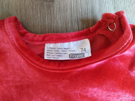 Vánoční šatičky vel 74, ergee,74