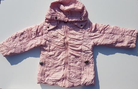 E1 dívčí zateplená bunda s kapucí vel. 92, 92