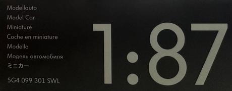 Sběratelský model auta vw golf, 