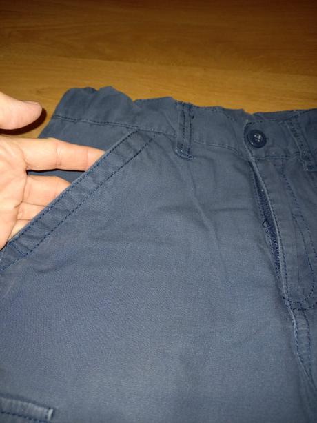 Tmavomodré šortky, f&f,140