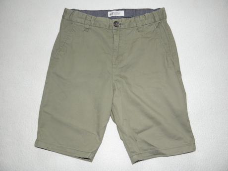 Chlapecké plátěné chino kraťasy zn. h&m vel.134, h&m,134