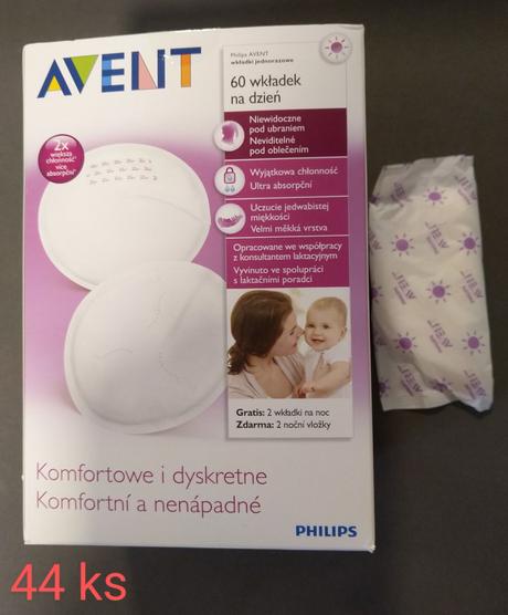 Vložky do podprsenky avent, johnson, depan, 