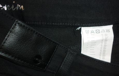 Černé dámské 3/4 džínové kalhoty takko fashion, takko,36
