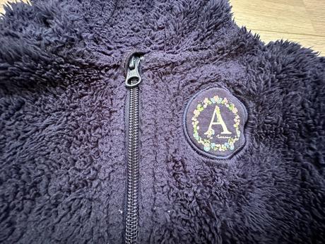 Dívčí modrá teplá mikina medvěd, vel. 110/116, lupilu,110