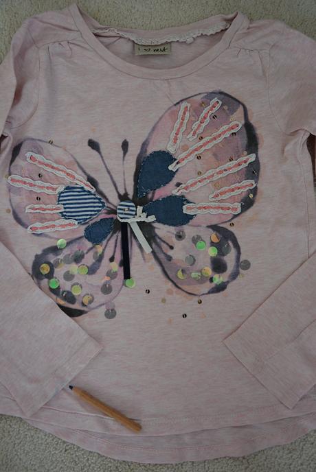 Nextová trika - se srdíčky, s hvězdou, next,122