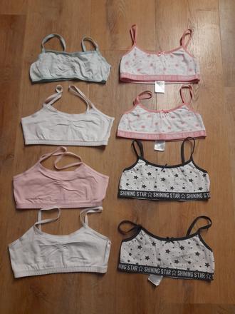 5 x sportovní podprsenka, vel 134-146, faf,caa,yfk, f&f,140