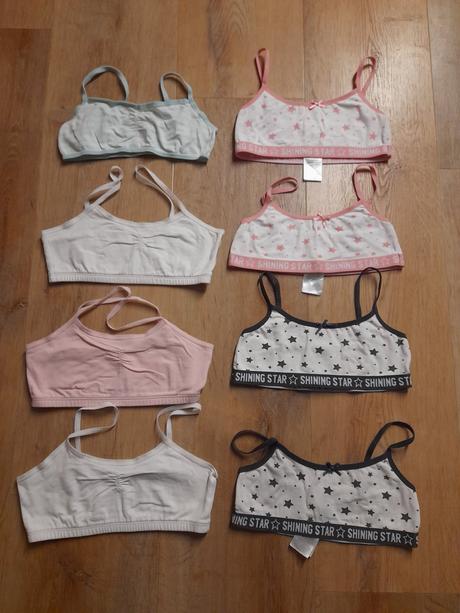 5 x sportovní podprsenka, vel 134-146, faf,caa,yfk, f&f,140
