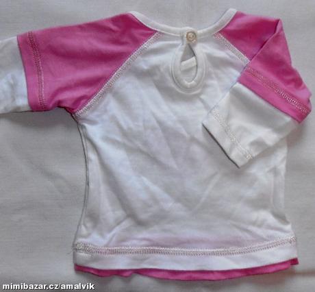 G252. top srdíčkové tričko s dvojitým efektem, 56