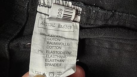 Černá riflová sukýnka, 146