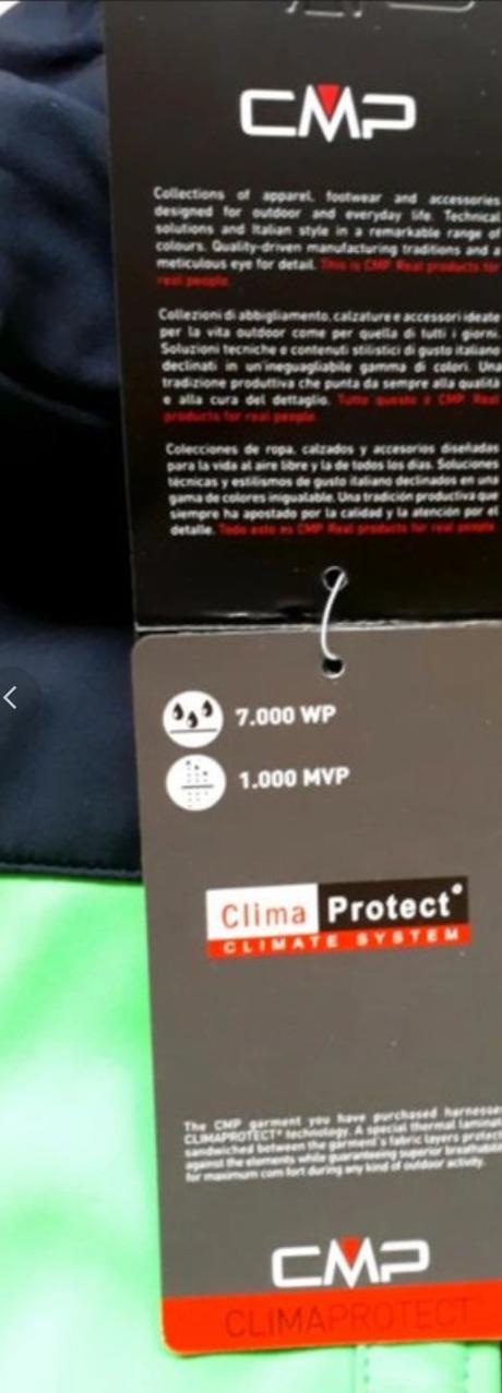 Nová softshellová outdoorová voděodolná bunda cmp, cmp,128