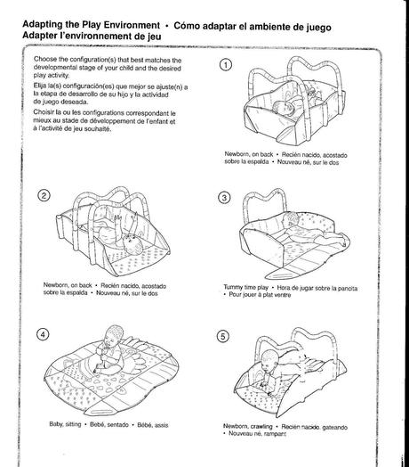 Hrací deka 5in1, bright starts - věk 0+, 