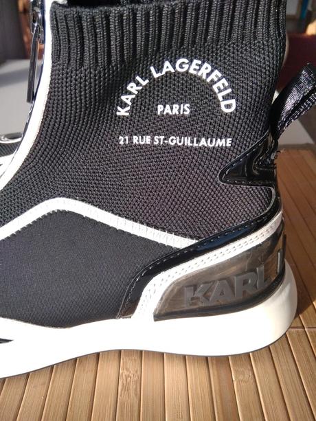 Vyšší boty s nápisem karl lagerfeld, 37