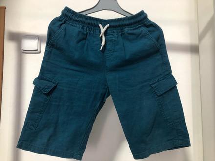 Plátěné cargo šortky, 122